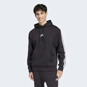 adidas Sudadera Con Capucha Essentials Fleece 3 Bandas