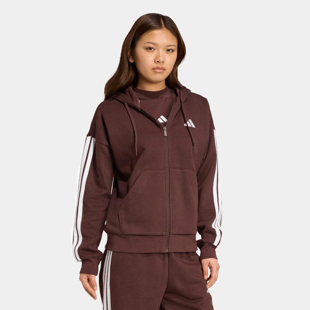 adidas Chaqueta De Felpa Con Capucha Essential 3 Tripes
