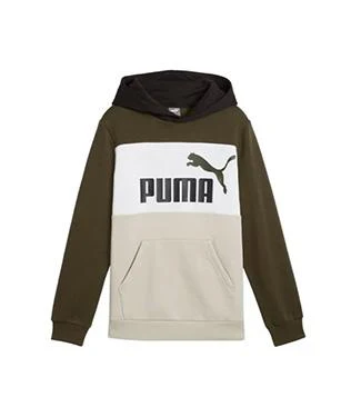 Puma Ess Block Hoodie Fl,desert Dust