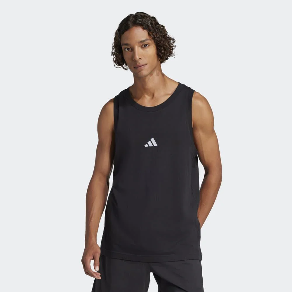 adidas Camiseta Sin Mangas Essentials Small Logo - Imagen 2