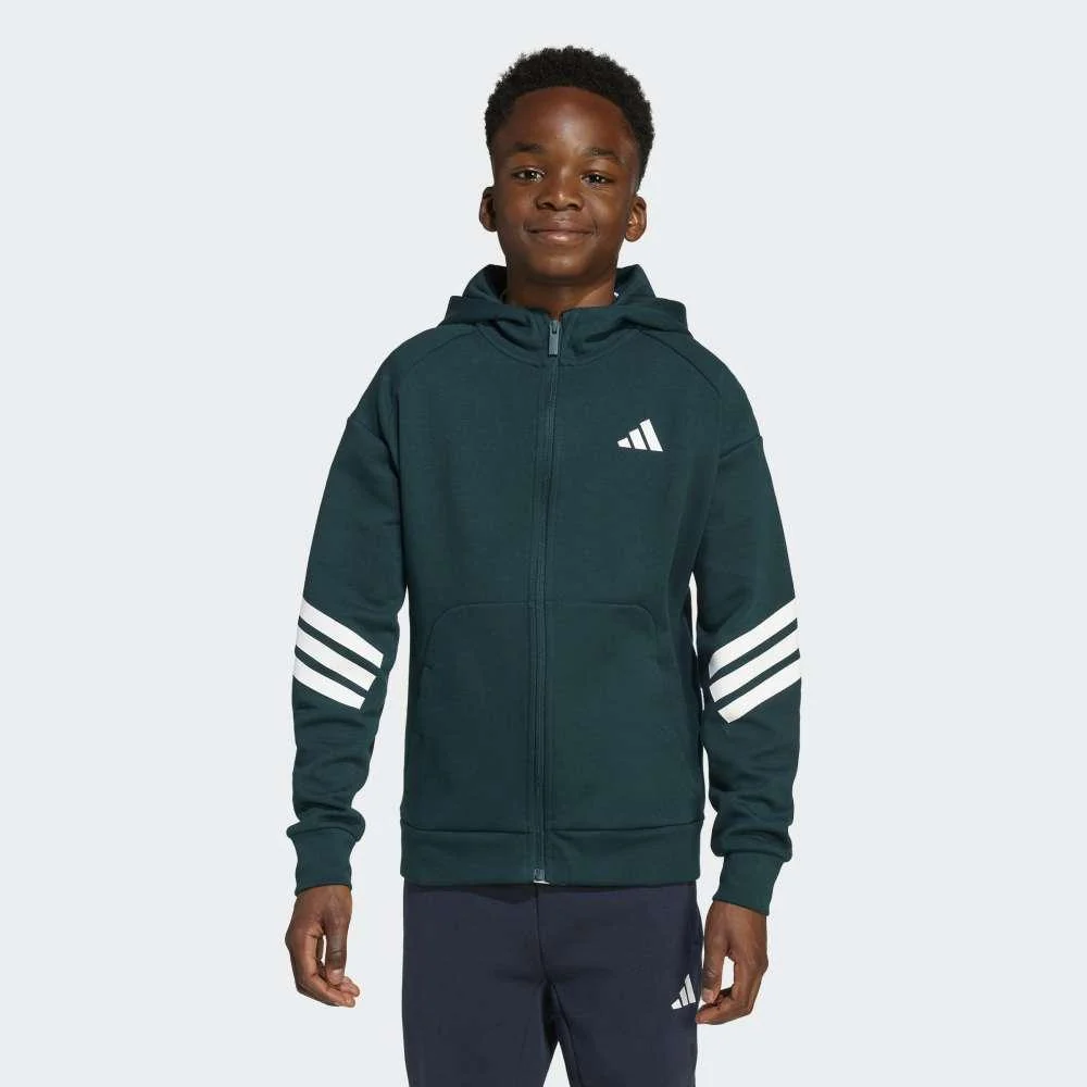 adidas Sudadera Niño J Fi 3s Fz hd - Imagen 2