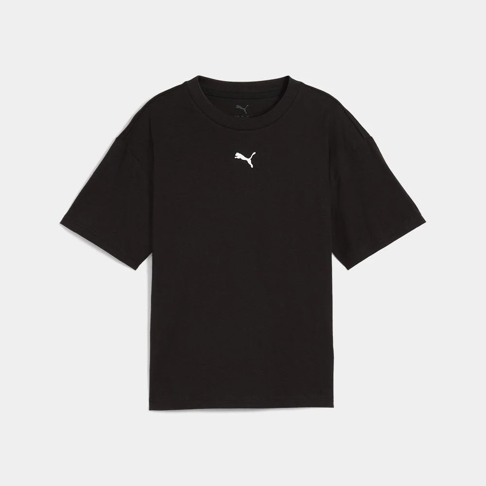 Puma Camiseta De Corte Rectangular Essentials Juvenil - Imagen 2