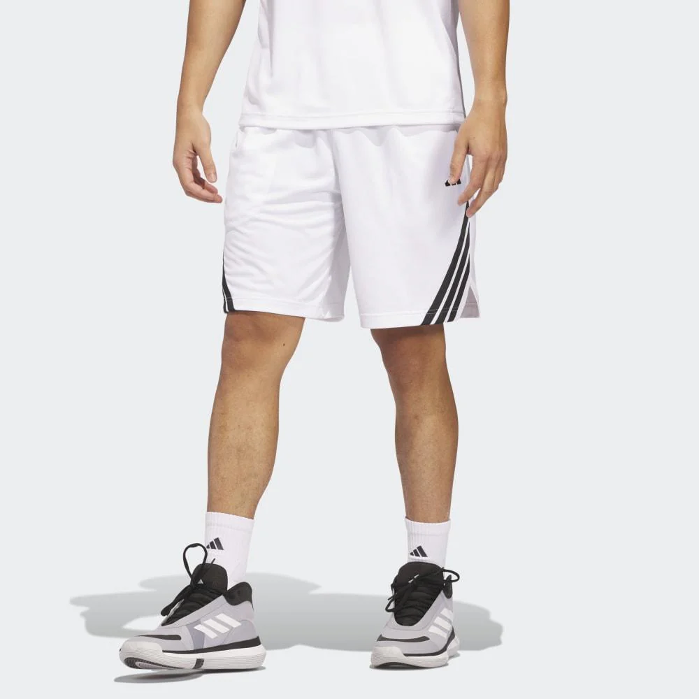 adidas Pantalón Corto Baloncesto Hombre 3-Stripes Short - Imagen 2