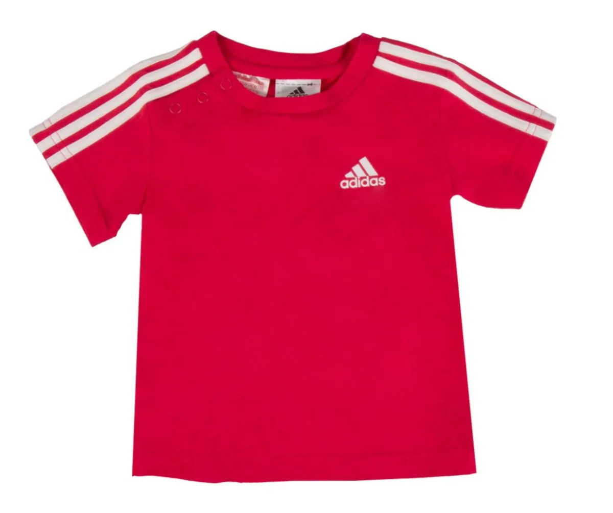 Camiseta Casual Niño Essential 3 Bandas adidas Sportswear - Imagen 2
