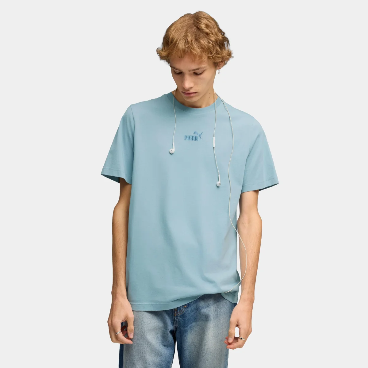 Camiseta Puma Essentials Small No.1 Logo Tee Para Hombre - Imagen 3