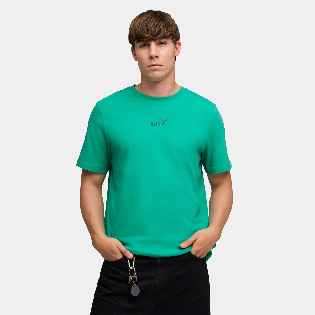 Camiseta Puma Essentials Small No.1 Logo Tee Para Hombre - Imagen 3