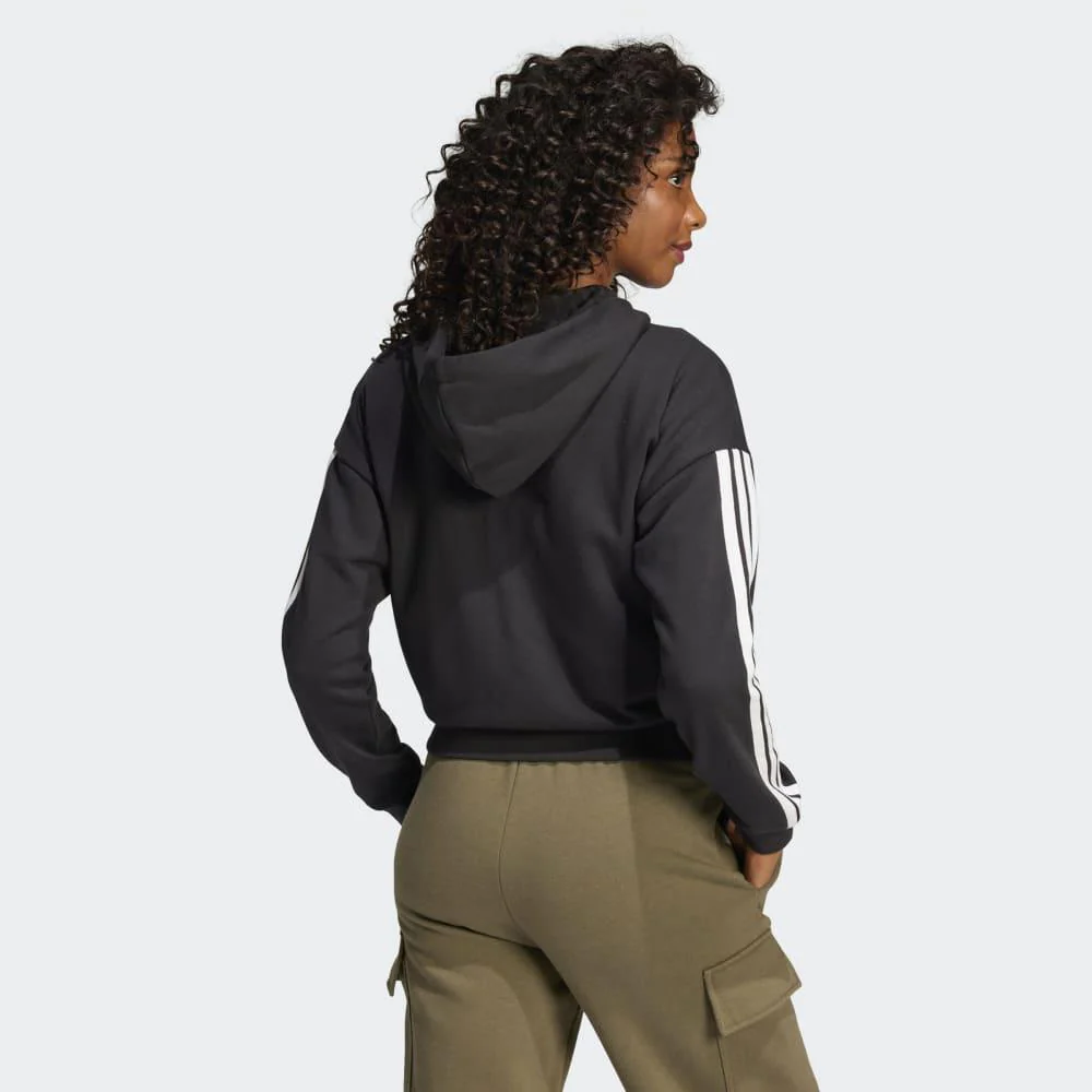 adidas Chaqueta Con Capucha Essentials French Terry 3 Bandas - Imagen 3