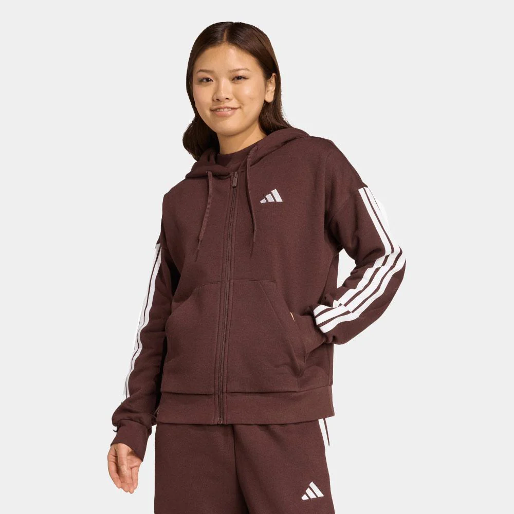 adidas Chaqueta De Felpa Con Capucha Essential 3 Tripes - Imagen 3