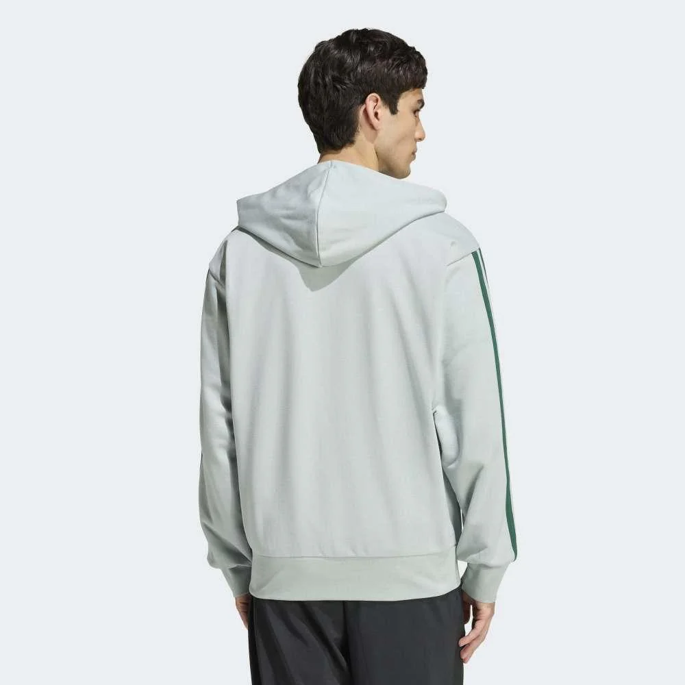 adidas Chaqueta Con Capucha Essentials French Terry 3 Bandas - Imagen 3