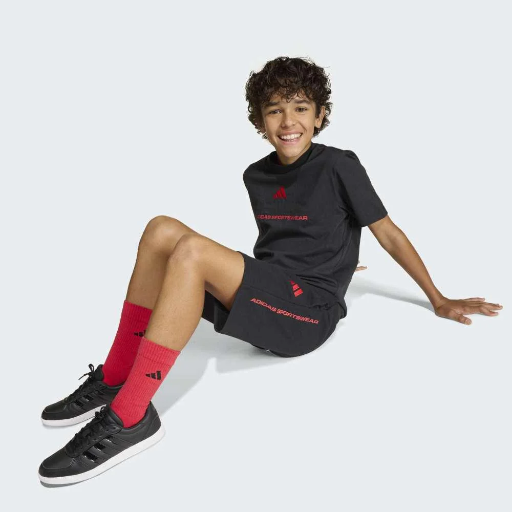adidas Pantalón Corto Adidas Boys French Terry Slogan Kids - Imagen 4