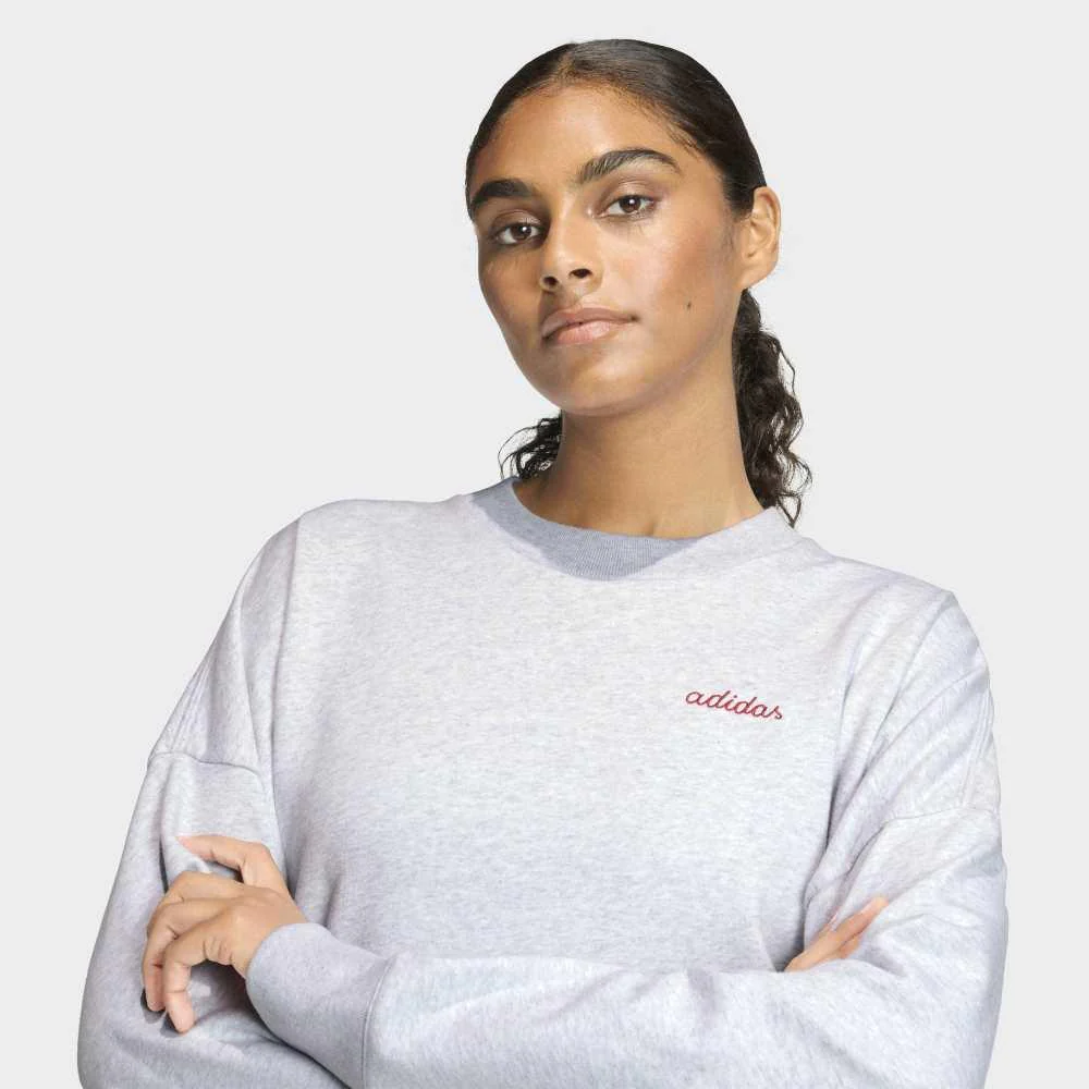 adidas Sudadera Básica Con Gráfico Bordado Seasonal Essentials Colorpop - Imagen 4