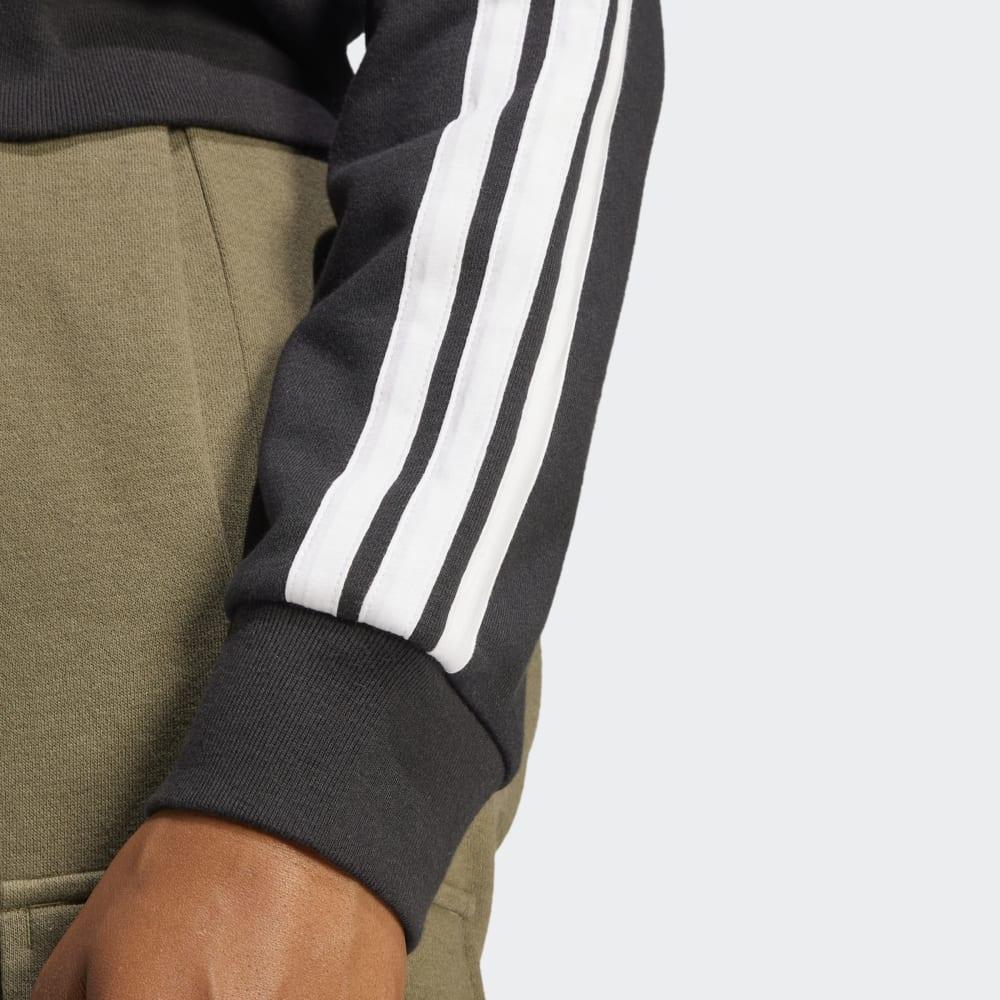 adidas Chaqueta Con Capucha Essentials French Terry 3 Bandas - Imagen 4