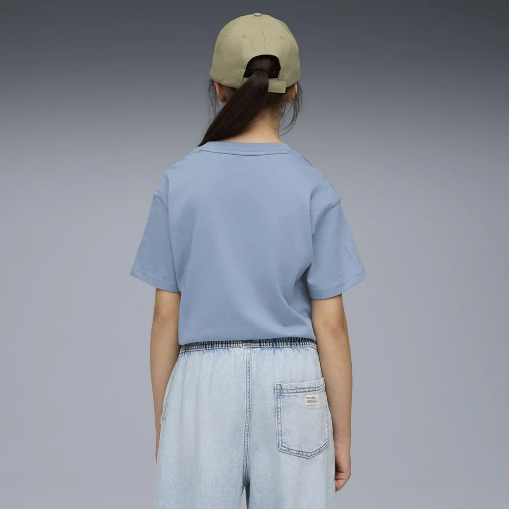 Puma Camiseta De Corte Rectangular Essentials Juvenil - Imagen 5