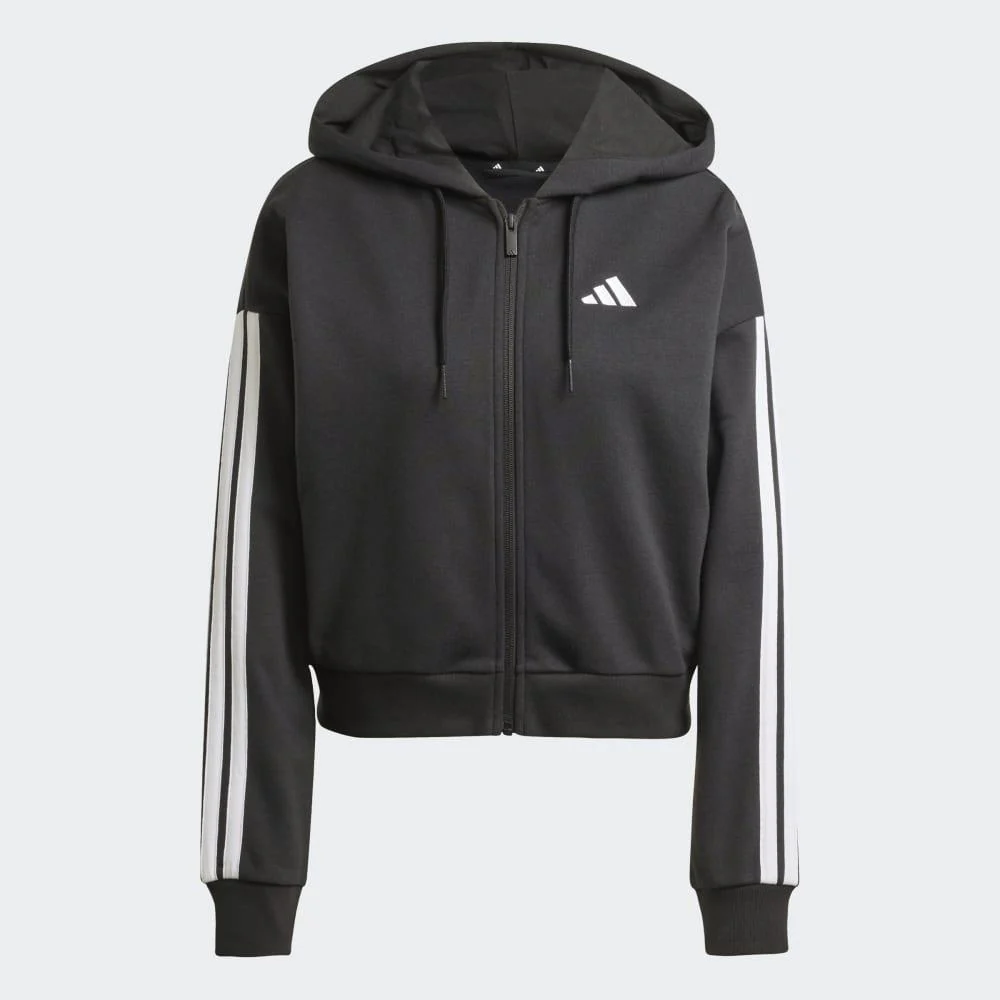 adidas Chaqueta Con Capucha Essentials French Terry 3 Bandas - Imagen 5