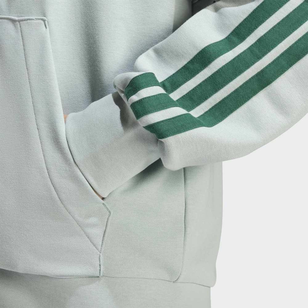 adidas Chaqueta Con Capucha Essentials French Terry 3 Bandas - Imagen 5