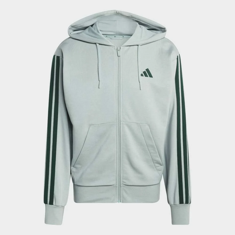 adidas Chaqueta Con Capucha Essentials French Terry 3 Bandas - Imagen 6