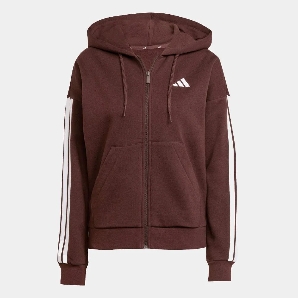 adidas Chaqueta De Felpa Con Capucha Essential 3 Tripes - Imagen 6