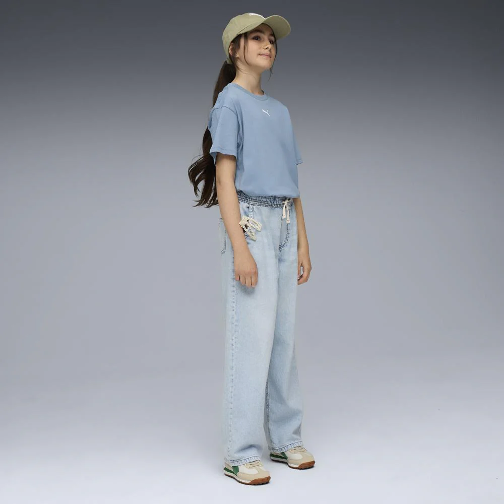 Puma Camiseta De Corte Rectangular Essentials Juvenil - Imagen 6