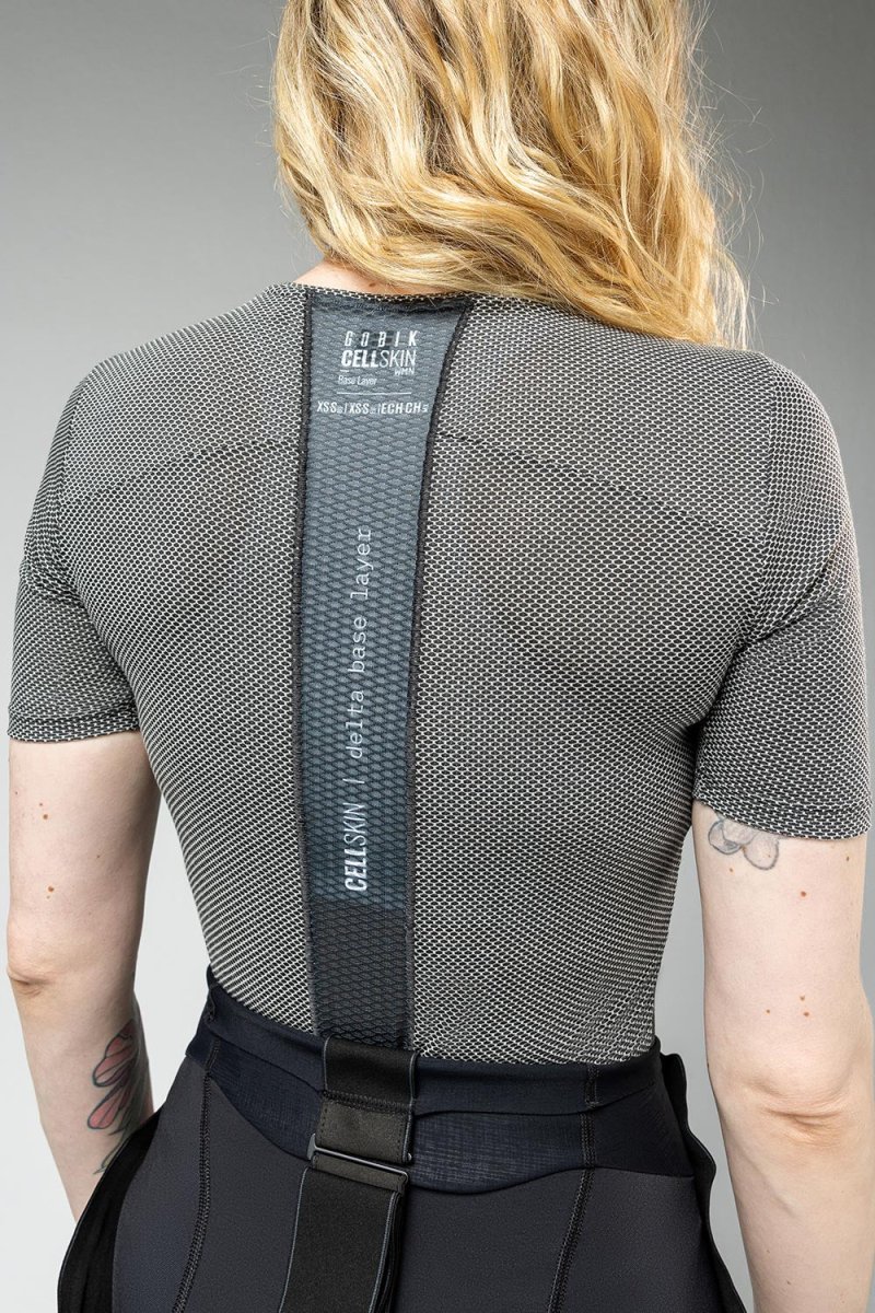 CAMISETA INTERIOR MANGA CORTA CELL SKIN MUJER GREYBLACK - Imagen 6