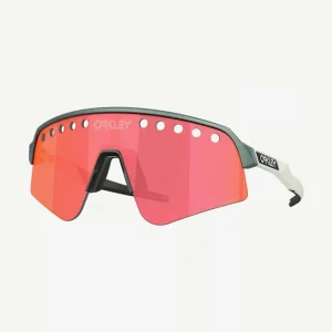 Gafas Oakley Sutro Lite Sweep Pacific Trail Collection Matte Silver Blue Colorshift con lente Prizm Trail Torch
